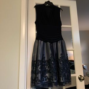 Cocktail dress navy blue